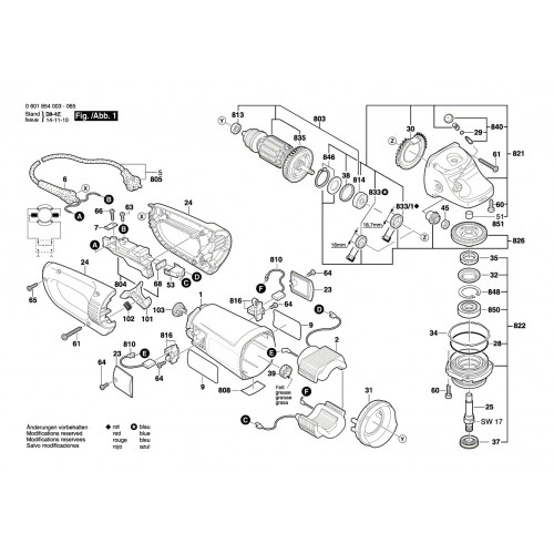 Запчасти для УШМ Bosch GWS 24-230B